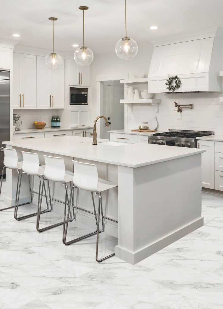 custom countertops in a kitchen at Kiba Studios in Vernon, CT