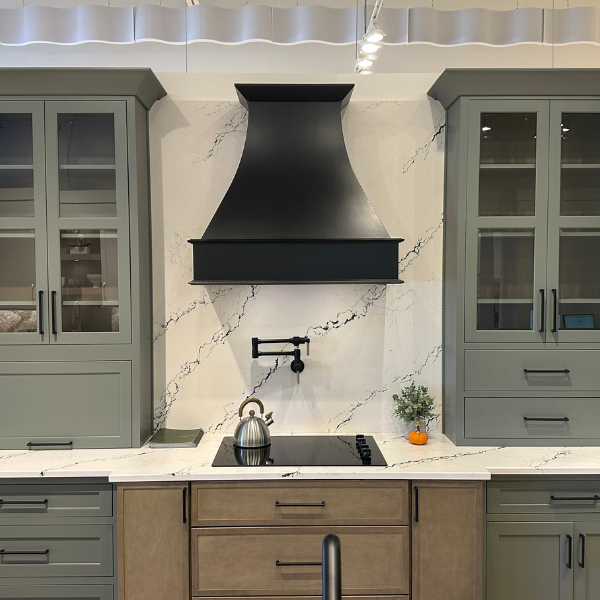 Kitchen display at Kiba Studios in Vernon