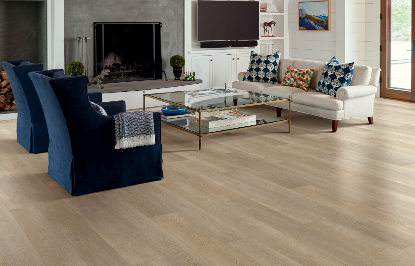 Luxury vinyl flooring