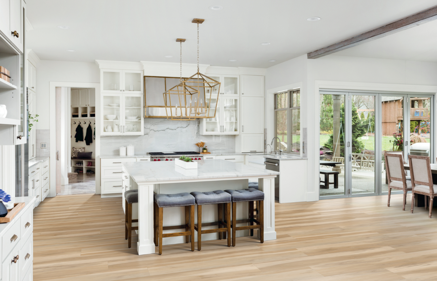 Luxury vinyl flooring