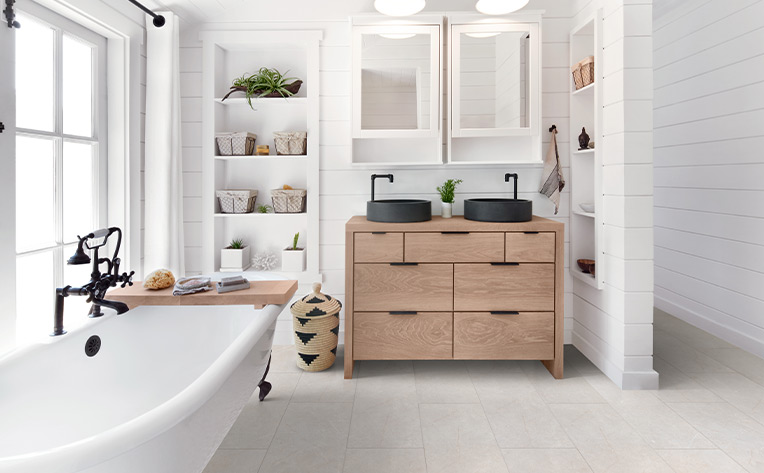 Luxury vinyl flooring